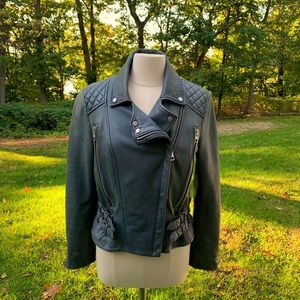 AllSaints Leather Jacket US 10